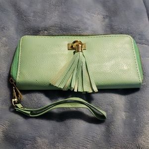 Seafoam green wallet